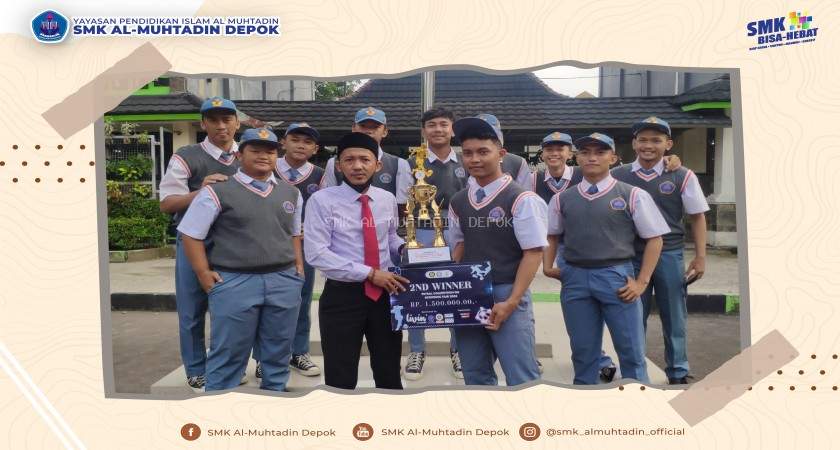 Tim Futsal SMK Al - Muhtadin Meraih Juara 2 Economy Fair Cup Tingkat SMA/SMK
